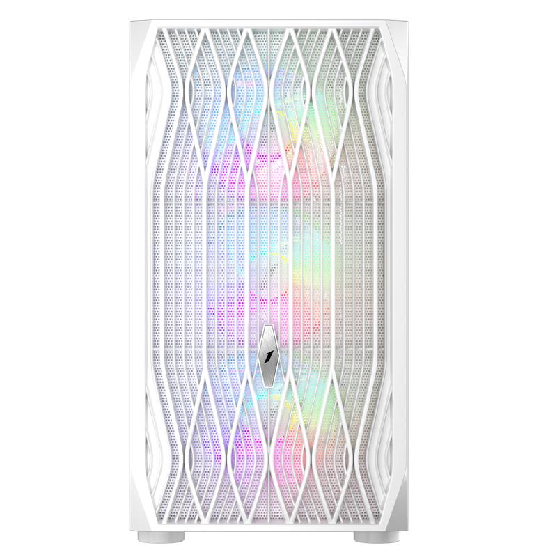 1ST PLAYER ARIYA AY7 BEYAZ 650W 80+ ARGB 4X12CM FAN TEMPERLİ CAM MESH USB 3.0 ATX KASA -6889