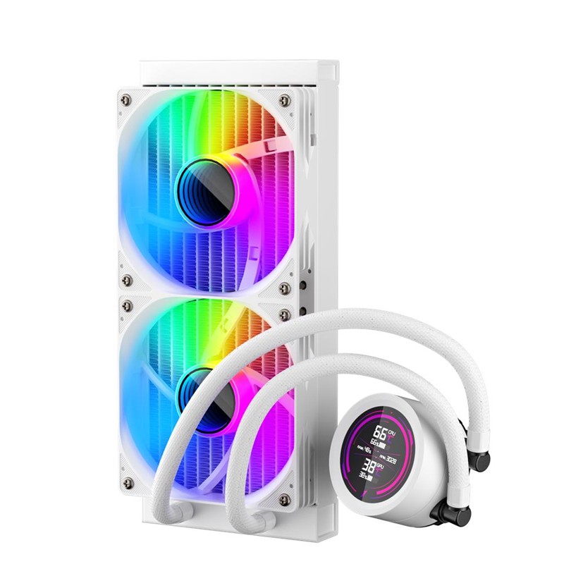 1ST PLAYER THUNDERSTORM TS4 240MM BEYAZ ARGB DİJİTAL SICAKLIK GÖSTERGELİ AM5, AM4 / LGA 1851, 1700 İŞLEMCİ SIVI SOĞUTUCU-15221