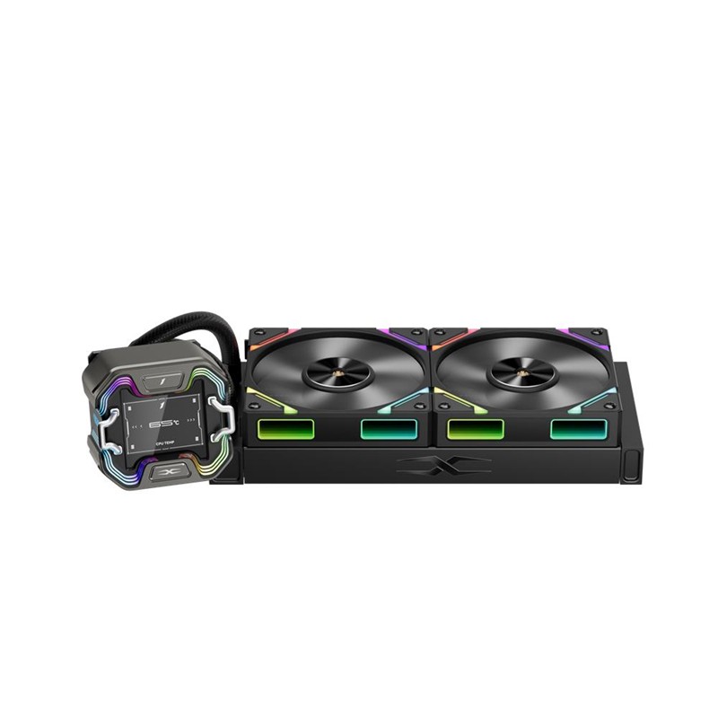 1ST PLAYER X STARSHIP 240MM SİYAH ARGB IPS 2.4" DİJİTAL EKRANLI AM5,AM4 / LGA1851, LG 1700 PREMIUM İŞLEMCİ SIVI SOĞUTUCU-15251