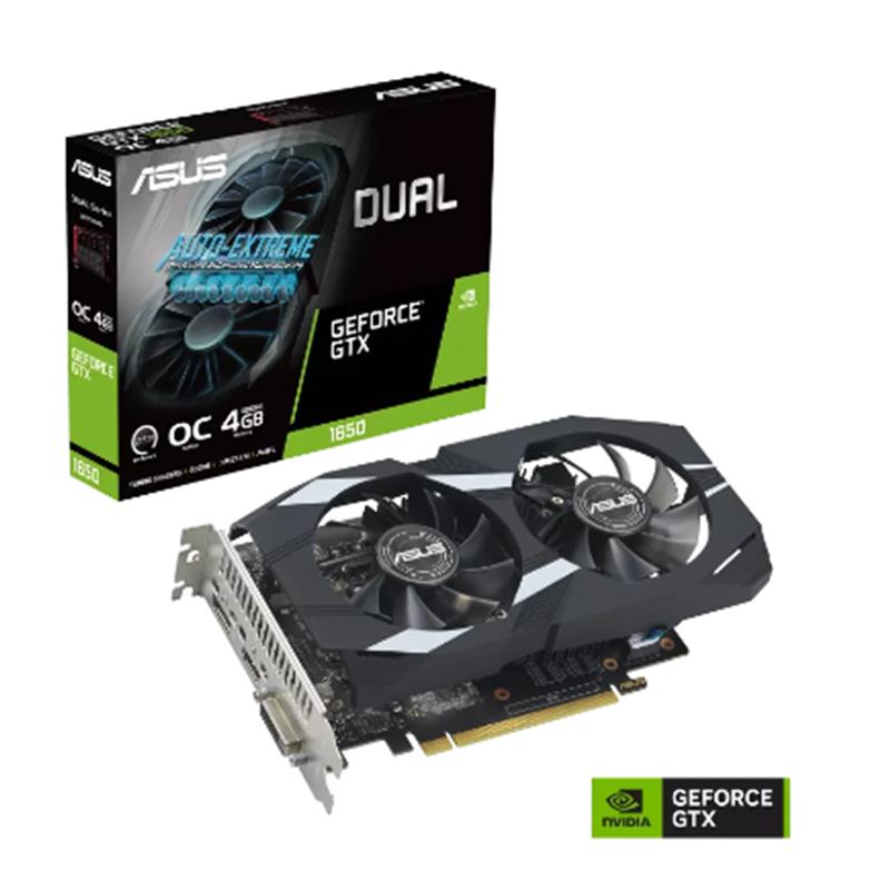 ASUS GEFORCE DUAL-GTX1650-O4GD6-P-EVO 4GB GDDR6 128BIT 1XHDMI 1XDP 1XDVI EKRAN KARTI 