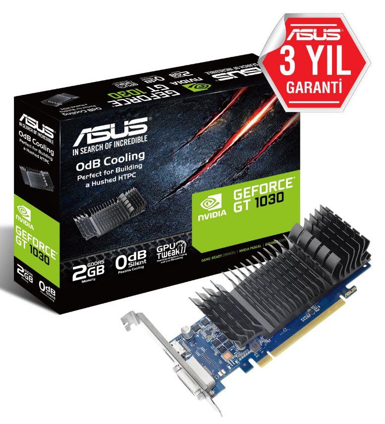 ASUS GEFORCE GT1030-SL-2G-BRK 2GB DDR5 64BIT 1XHDMI 1XDVI EKRAN KARTI 