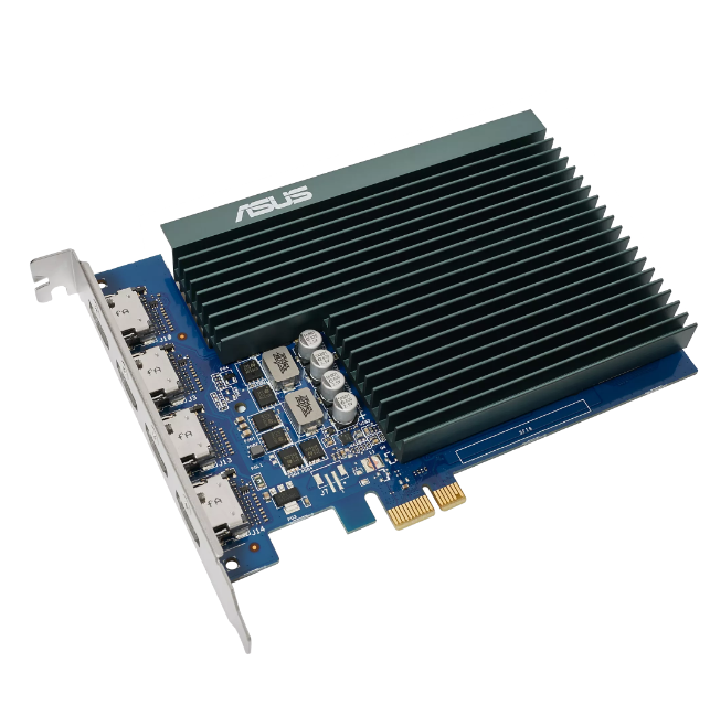 ASUS GEFORCE GT730-4H-SL-2GD5 2GB DDR5 64BIT 4XHDMI EKRAN KARTI -6644