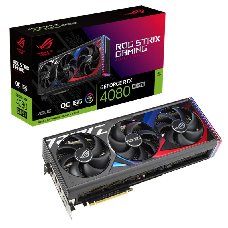 ASUS GEFORCE ROG-STRIX-RTX4080S-O16G SUPER OC 16GB GDDR6X 256BIT 2XHDMI 3XDP EKRAN KARTI 