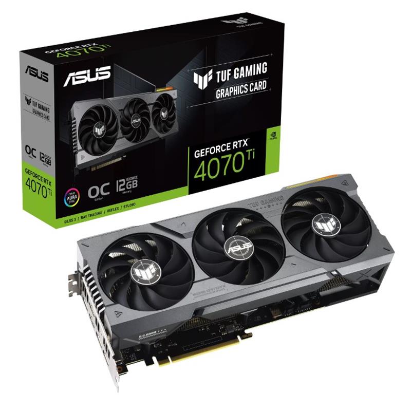 ASUS GEFORCE TUF-RTX4070TI-O12G-GAMING 12GB GDDR6X 192BIT 2XHDMI 3XDP EKRAN KARTI 