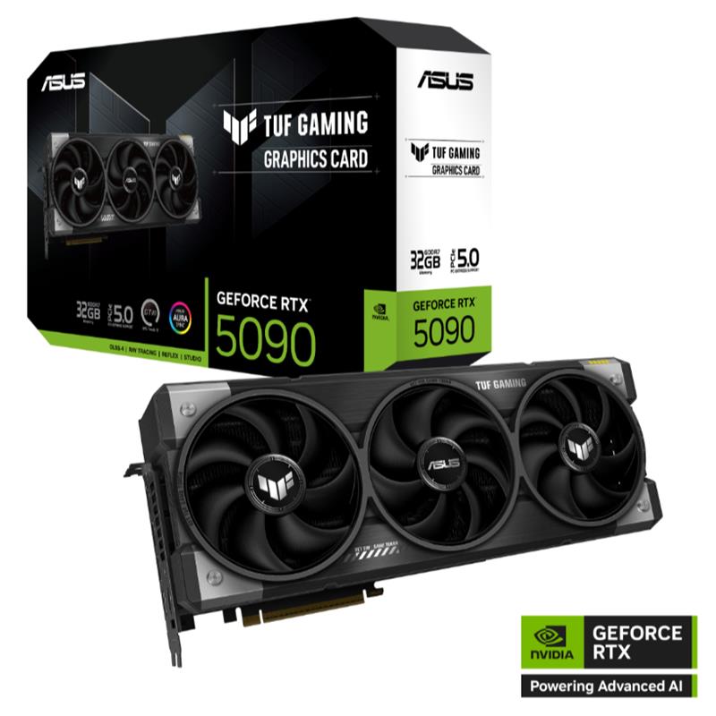 ASUS GEFORCE TUF-RTX5090-32G-GAMING 32GB GDDR7 512BIT 2XHDMI 3XDP EKRAN KARTI 