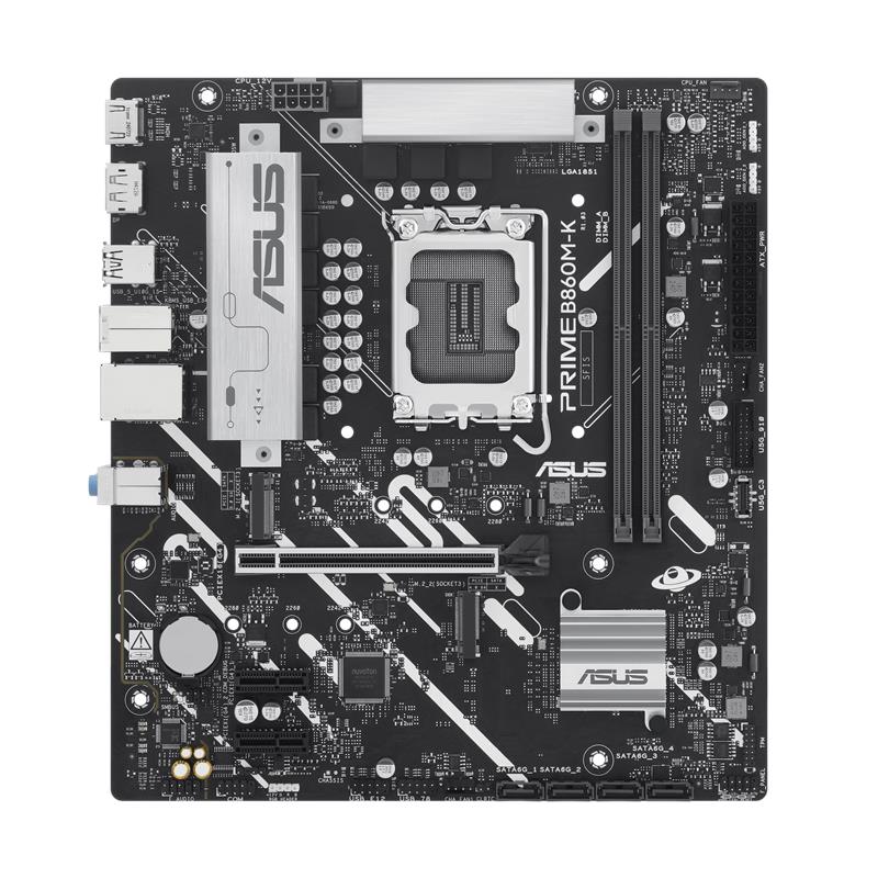 ASUS PRIME B860M-K DDR5 8800MT/S 1XHDMI 1XDP 2XM.2 USB 3.2 MATX 1851P (INTEL ULTRA PROCESSORS SERIES 2) 