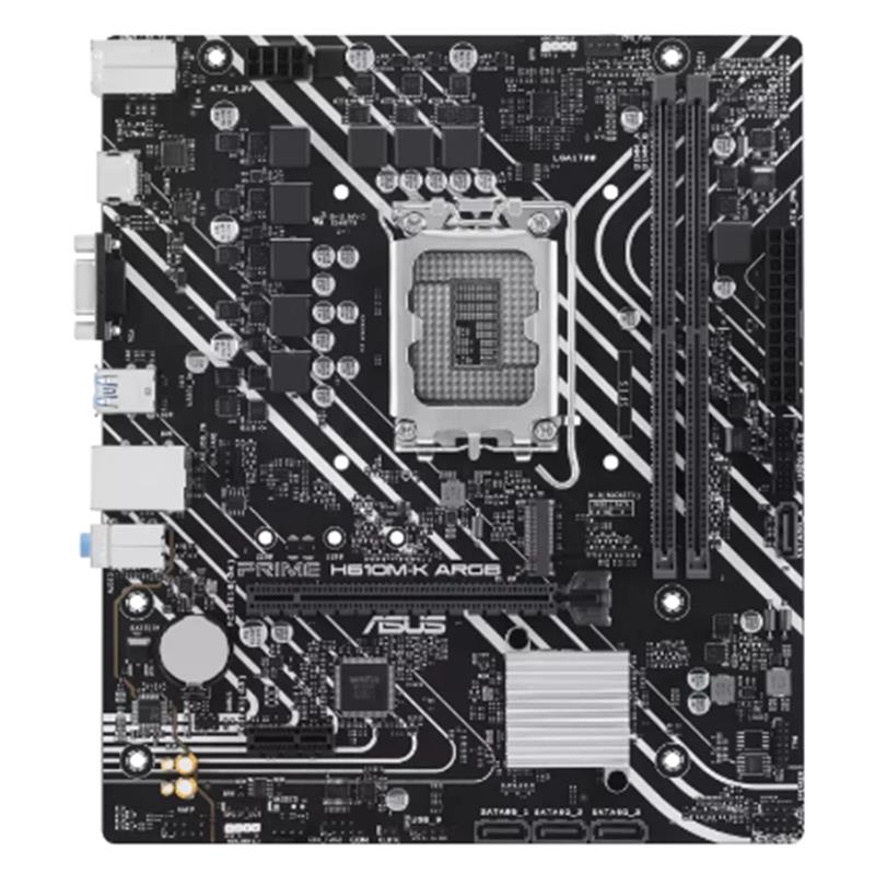 ASUS PRIME H610M-K ARGB DDR5 5600MHZ 1XVGA 1XHDMI 1XM.2 USB 3.2 MATX 1700P (12. / 13. VE 14. NESİL İŞLEMCİ UYUMLU) -5774