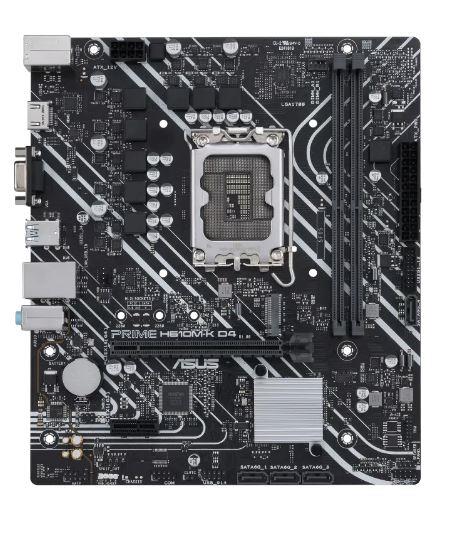 ASUS PRIME H610M-K D4 DDR4 3200MHZ 1XVGA 1XHDMI 1XM.2 USB 3.2 MATX 1700P (12. / 13. VE 14. NESİL İŞLEMCİ UYUMLU) -5173