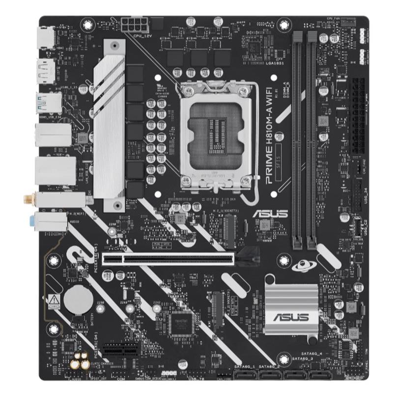 ASUS PRIME H810M-A WIFI DDR5 6400MHZ 1XHDMI 1XDP 2XM.2 USB 3.2 MATX 1851P (INTEL ULTRA PROCESSORS SERIES 2) -13708
