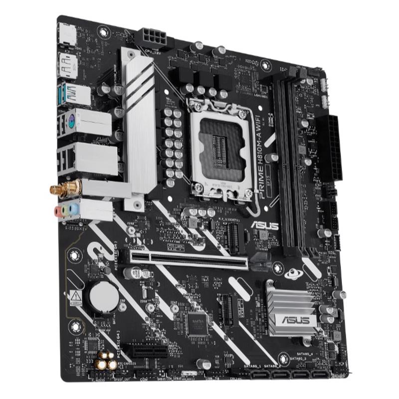 ASUS PRIME H810M-A WIFI DDR5 6400MHZ 1XHDMI 1XDP 2XM.2 USB 3.2 MATX 1851P (INTEL ULTRA PROCESSORS SERIES 2) -13709