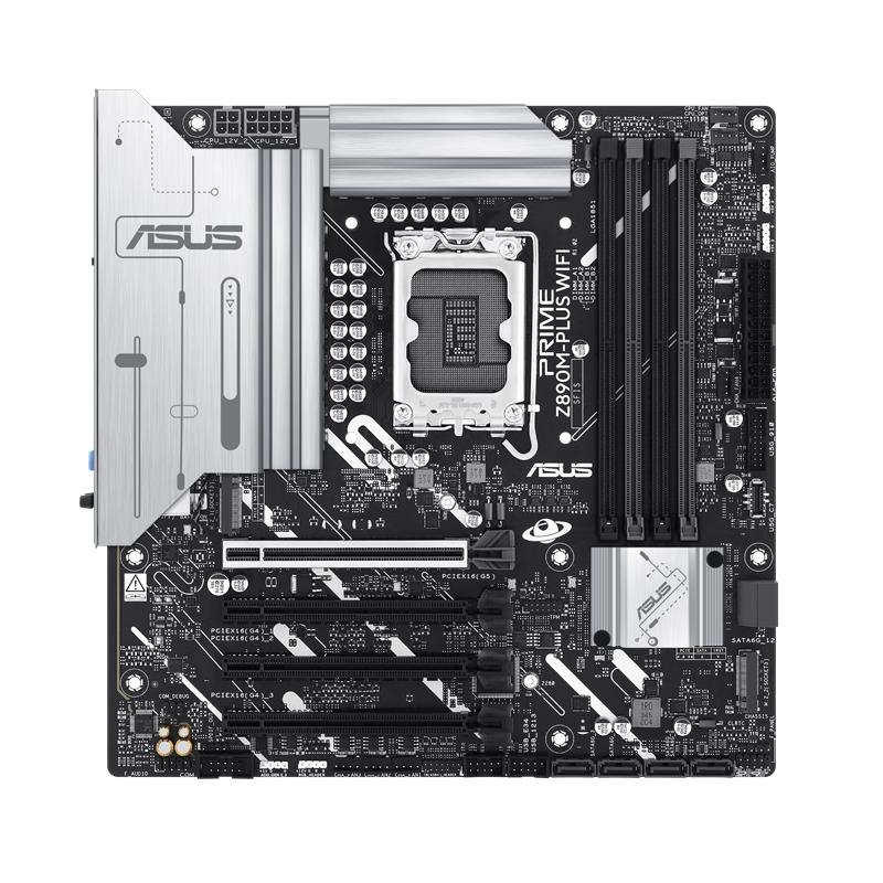 ASUS PRIME Z890M-PLUS WIFI DDR5 8666MT/S 1XHDMI 1XDP 1XUSB TYPE-C 3XM.2 MATX 1851P (INTEL ULTRA PROCESSORS SERIES 2) -9964