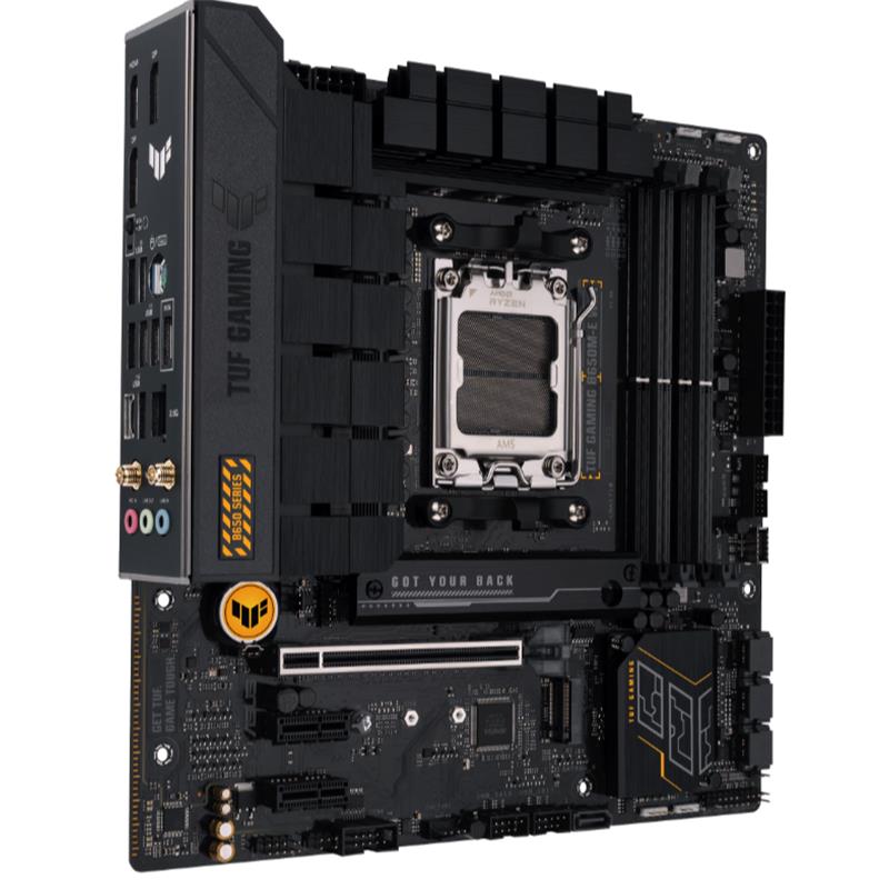 ASUS TUF GAMING B650M-E WIFI DDR5 6400MHZ 1XHDMI 2XDP 2XM.2 USB 3.2 MATX AM5 ( AMD AM5 7000 SERİSİ İŞLEMCİ İLE UYUMLU) -5393