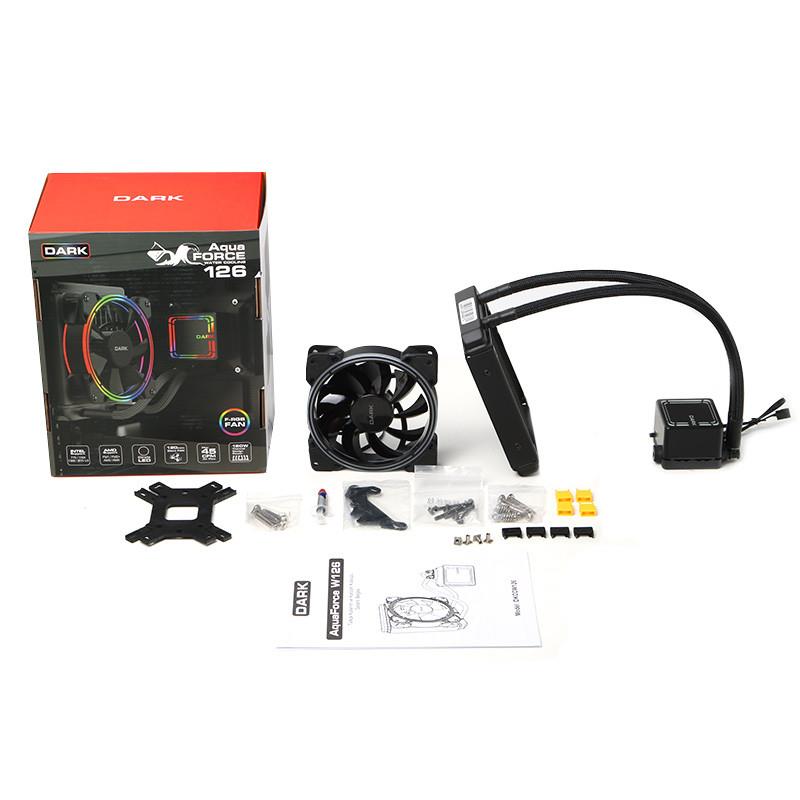 DARK AQUAFORCE W126 120MM FIXED RGB LEDLİ SIVI SOĞUTMA İŞLEMCİ -5524