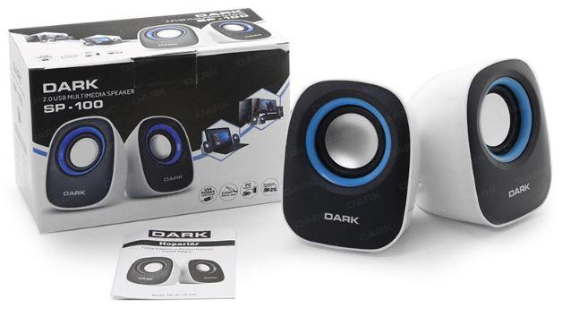DARK DK-AC-SP100 1+1 MULTIMEDYA USB SPEAKER BEYAZ -9057