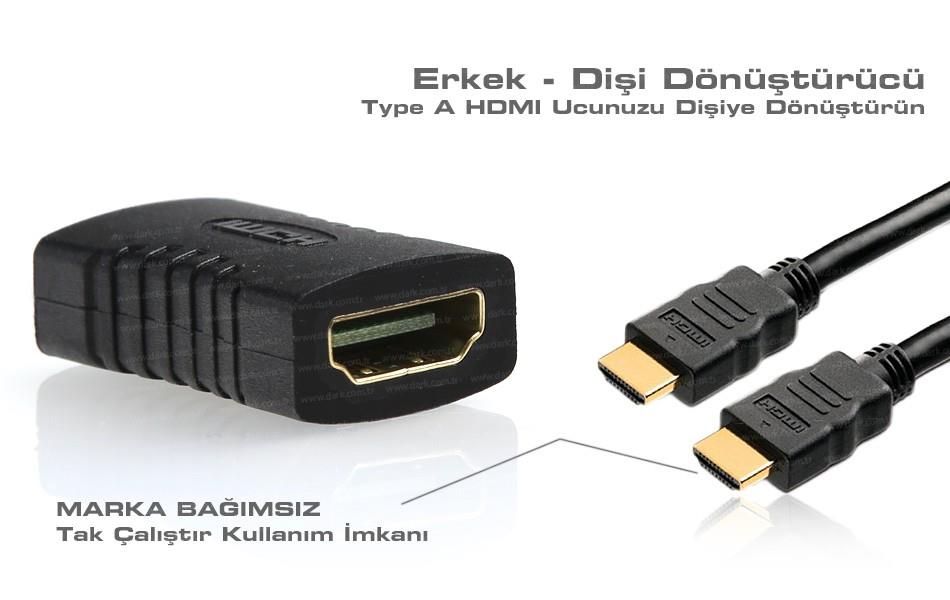 DARK DK-HD-AFXF HDMI DİŞİ TO HDMI DİŞİ DÖNÜŞTÜRÜCÜ -11528