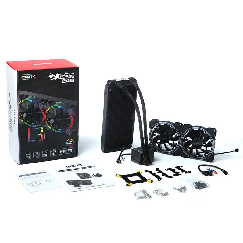 DARK DKCCW246 AQUAFORCE W246 240MM FİXED RGB LEDLİ SIVI SOĞUTMA -9827