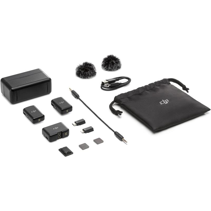 DJI MIC (CE) KABLOSUZ MİKROFON (2TX-1RX-CHARGING CASE) (RESMI DIST GARANTILI) -7727