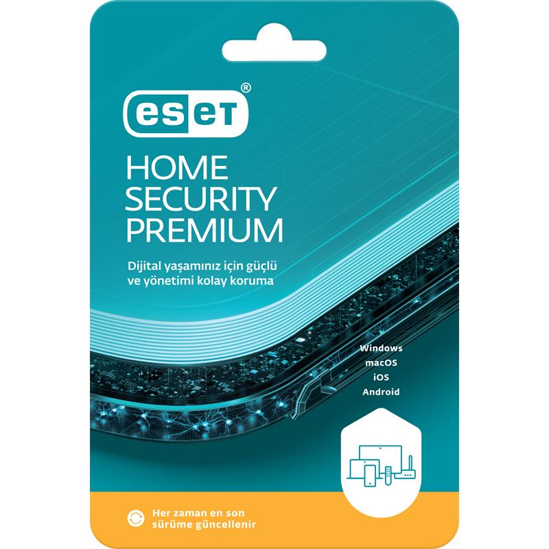 ESET HOME SECURITY PREMIUM 1 KULLANICI 1 YIL -  Dijital Lisans
