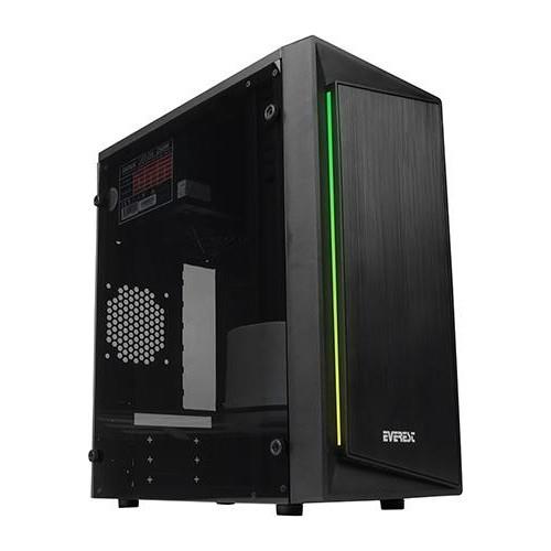EVEREST BLAZON RGB LED PEAK 250W SIYAH AKRILIK GAMING KASA 
