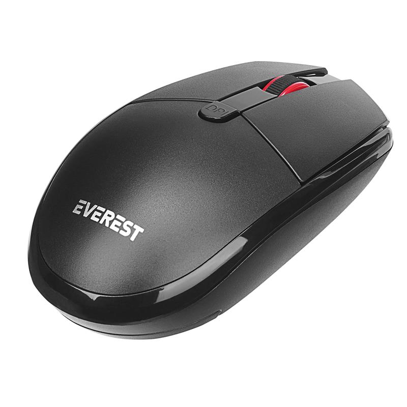 EVEREST SMW-86 USB SİYAH 2.4GHZ KABLOSUZ MOUSE -6455