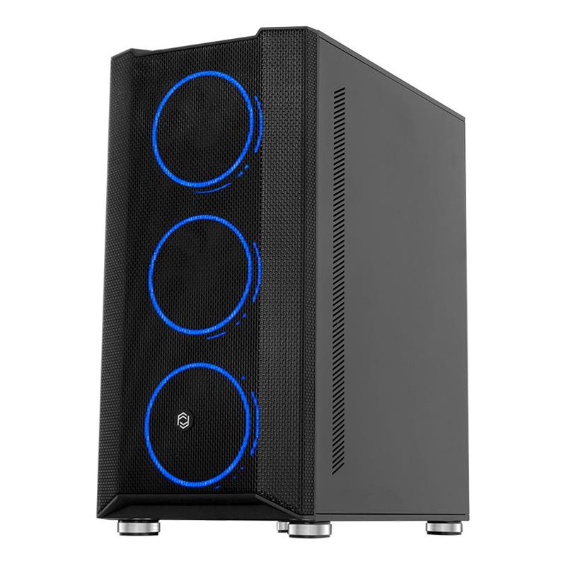 FRISBY FC-9405G 650W 80+ 4X120MM DUAL RING RGB FAN USB 3.0 MİDİ TOWER SİYAH KASA -10742