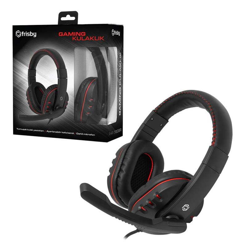 FRISBY FHP-720BR 3.5MM GAMING MİKROFONLU KULAKLIK SİYAH -8823