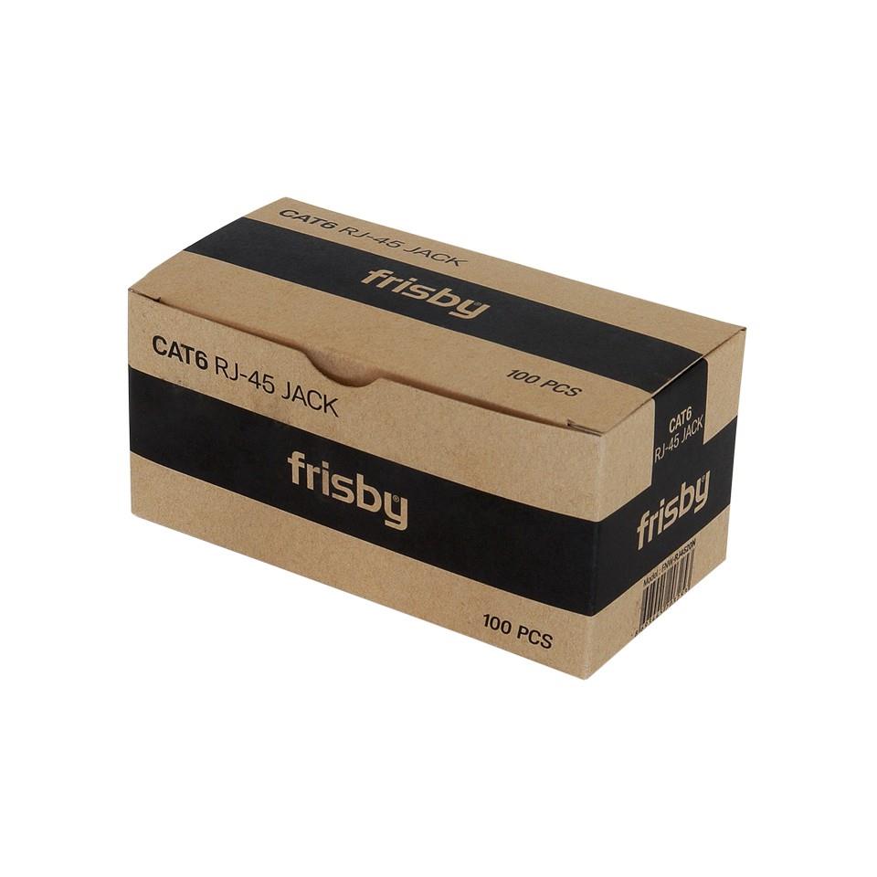 FRISBY FNW-RJ4520N CAT6 RJ45 UTP KONNEKTÖR 100 LÜ KUTU -7591