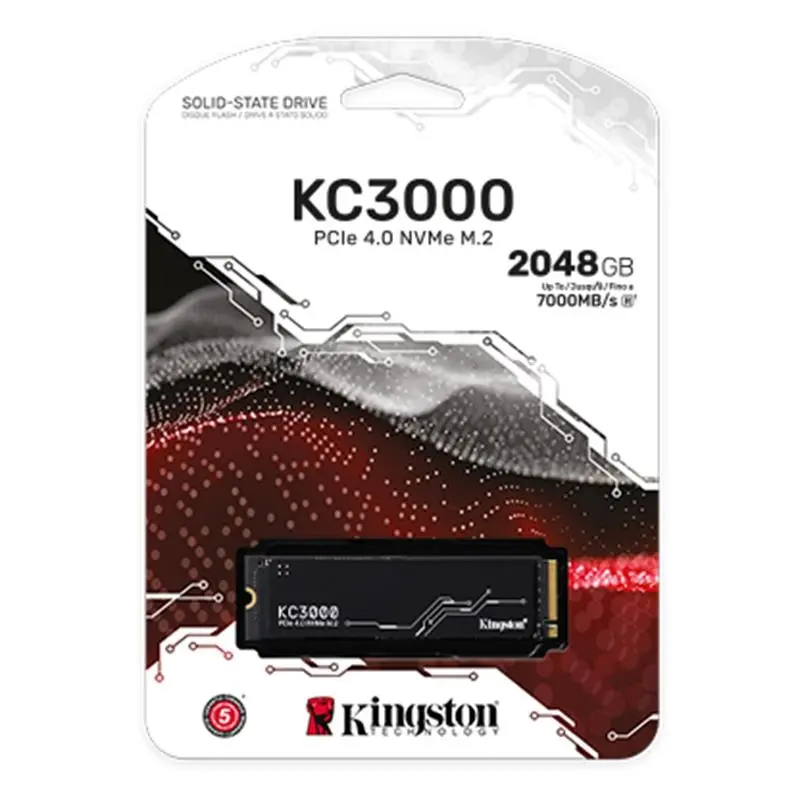 2 TB KINGSTON PCIE 4.0 NVME M.2 2280 7000/7000 SKC3000D/2048G -3158463