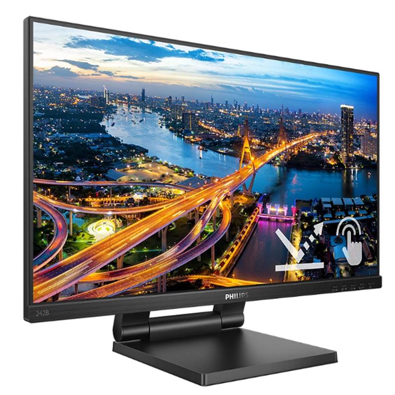 24 PHILIPS 242B1TC/00 IPS 4MS 75MHZ 1XVGA 1XHDMI 1XDP USB 3.2 FHD 1920X1080 HOPARLÖR DOKUNMATİK EKRAN VESA -18902