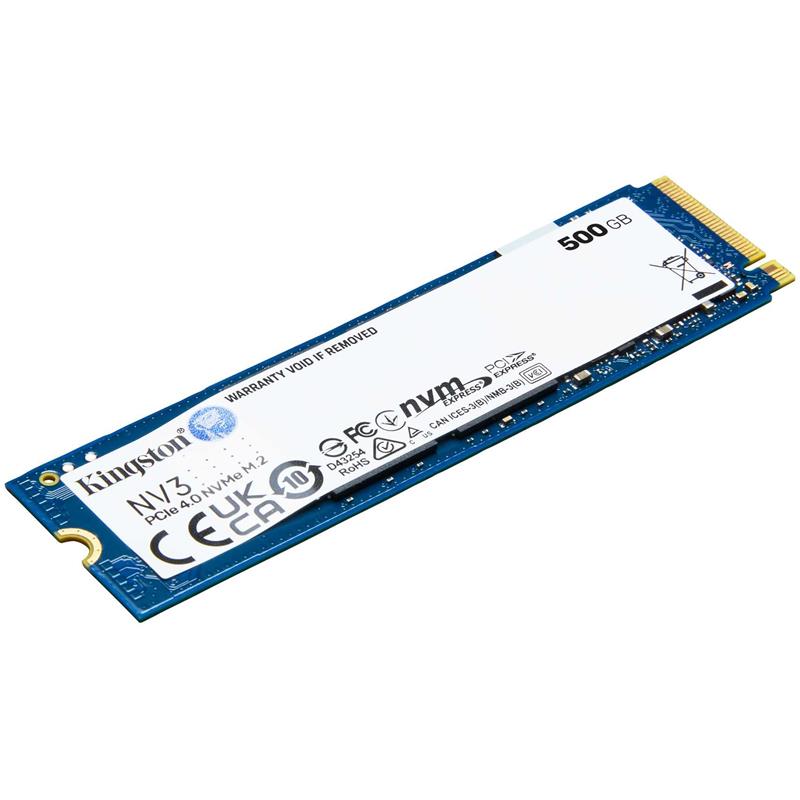 500 GB KINGSTON NV3 2280 GEN4 M.2 PCIE 4.0 NVME 5.000/3.000 SNV3S/500G -4266352