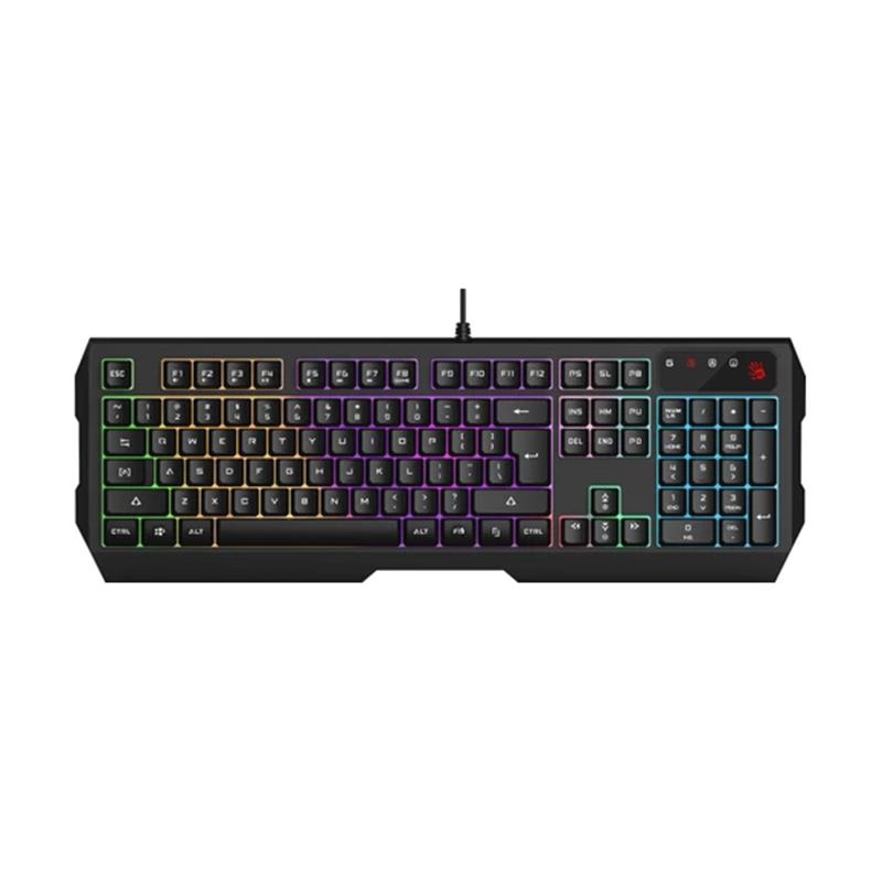 A4 TECH BLOODY B135N Q USB SİYAH NEON MM GAMER KLAVYE 