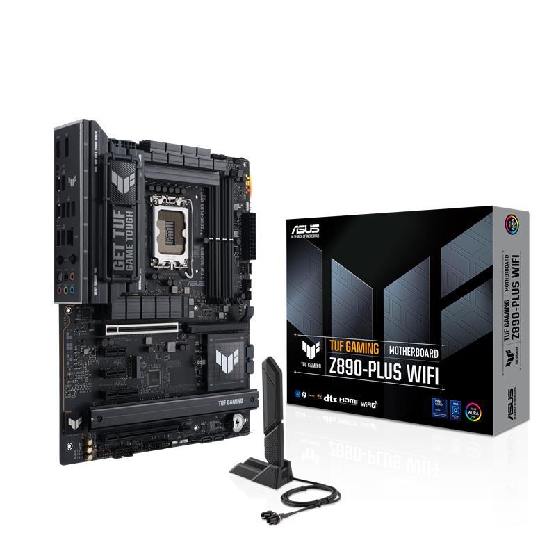 ASUS TUF GAMING Z890-PLUS WIFI DDR5 9066MT/S 1XHDMI 1XDP 2XUSB TYPE-C 4XM.2 ATX 1851P (INTEL ULTRA PROCESSORS SERIES 2) 