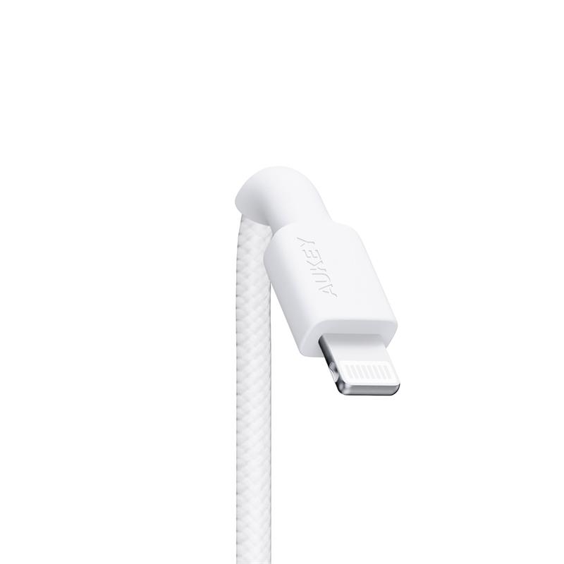 AUKEY CB-BAL7-WH NAYLON ÖRGÜLÜ USB-A LİGHTNİNG KABLOSU 0.9MT -3189619