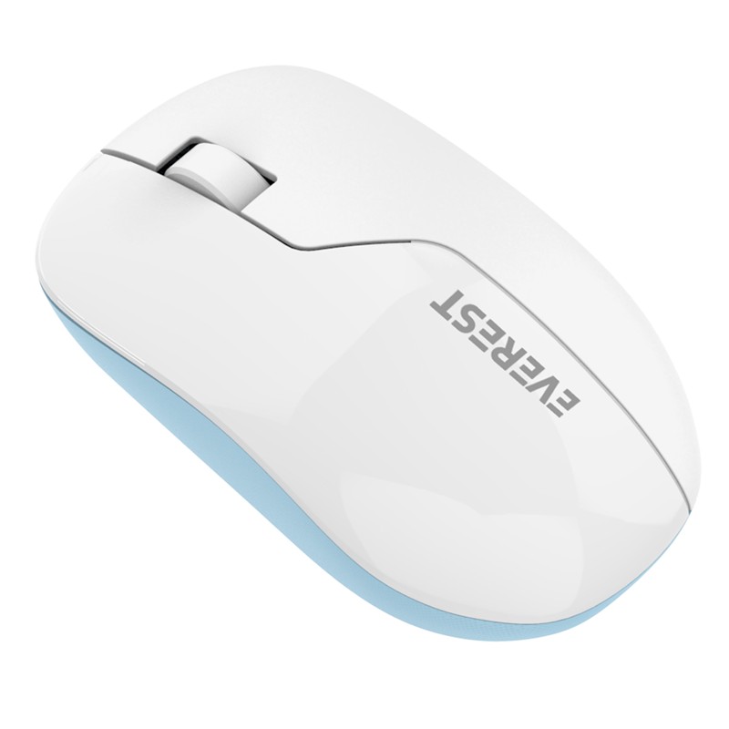 EVEREST SMW-973 KABLOSUZ USB BEYAZ/MAVİ 2.4GHZ MOUSE -3924658