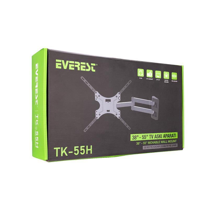 EVEREST TK-55H 32"-55" HAREKETLİ MAX 30KG ASKI APARATI -4259022