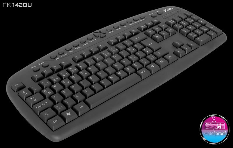 FRISBY FK-142QU USB Q TR MM SİYAH KABLOLU KLAVYE -4260497