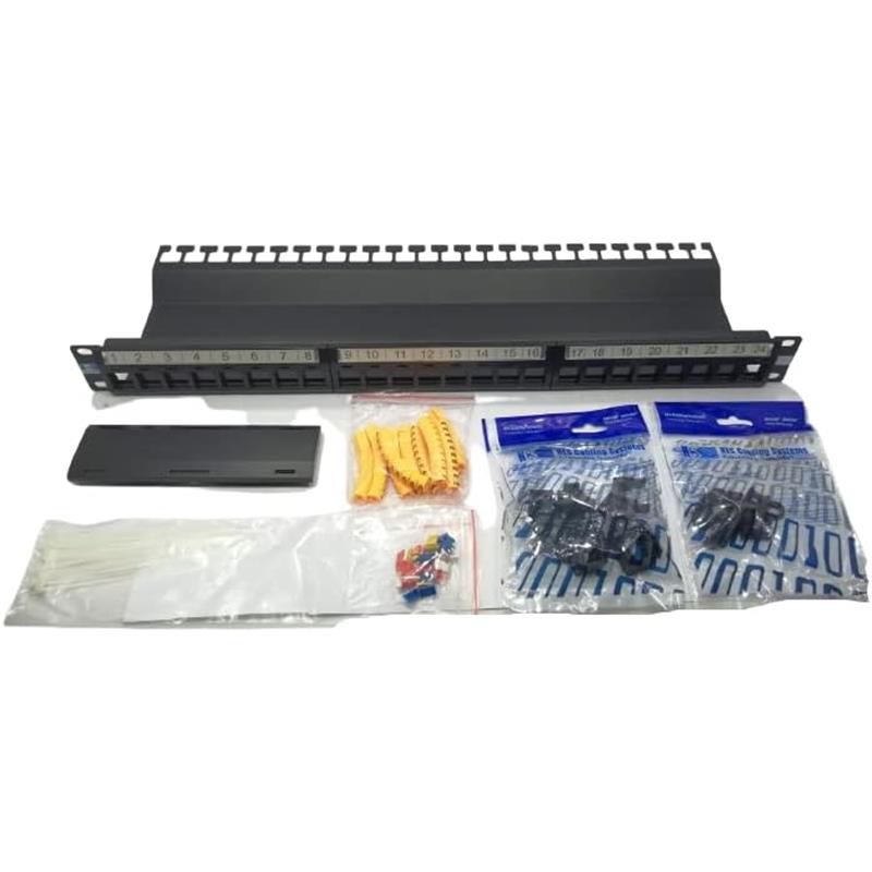 HCS P00-02450-1U 24 PORT KEYSTONE JACK UTP BOŞ 19" 1U PATCH PANEL -3157550