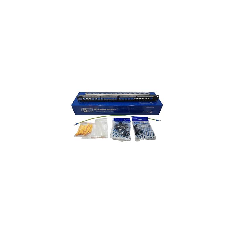 HCS P00-02450-1U 24 PORT KEYSTONE JACK UTP BOŞ 19" 1U PATCH PANEL 