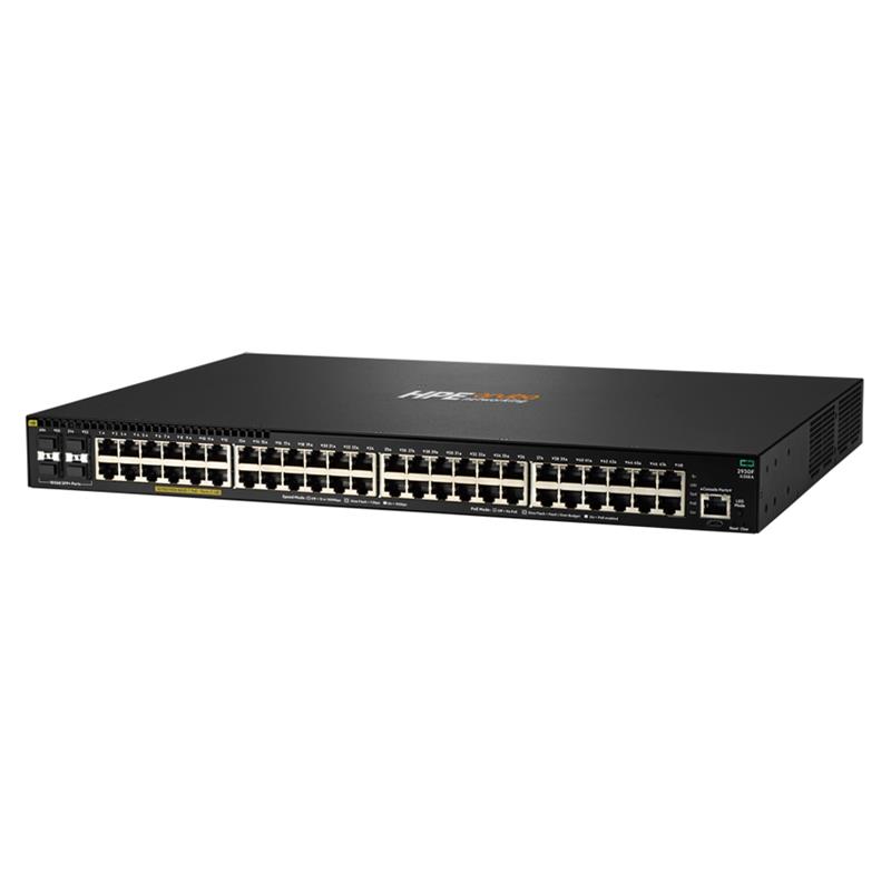 HPE ARUBA ION 2930F JL558AR 48 PORT GIGABIT+4X10GB SFP YÖNETİLEBİLİR 740W POE RACKMOUNT SWITCH 