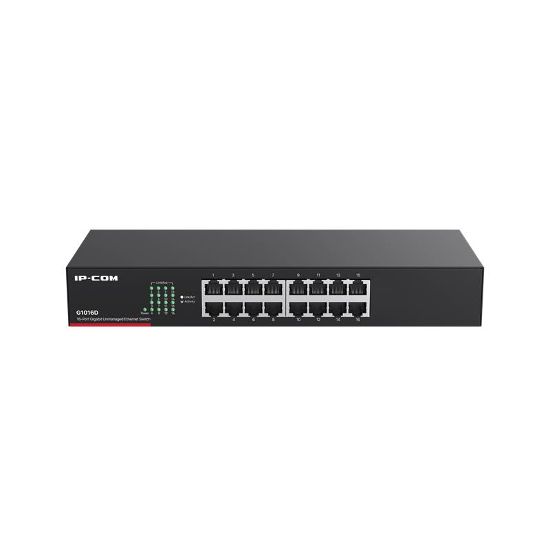 IP-COM G1016D 16 PORT GIGABIT METAL KASA RACKMOUNT SWITCH 