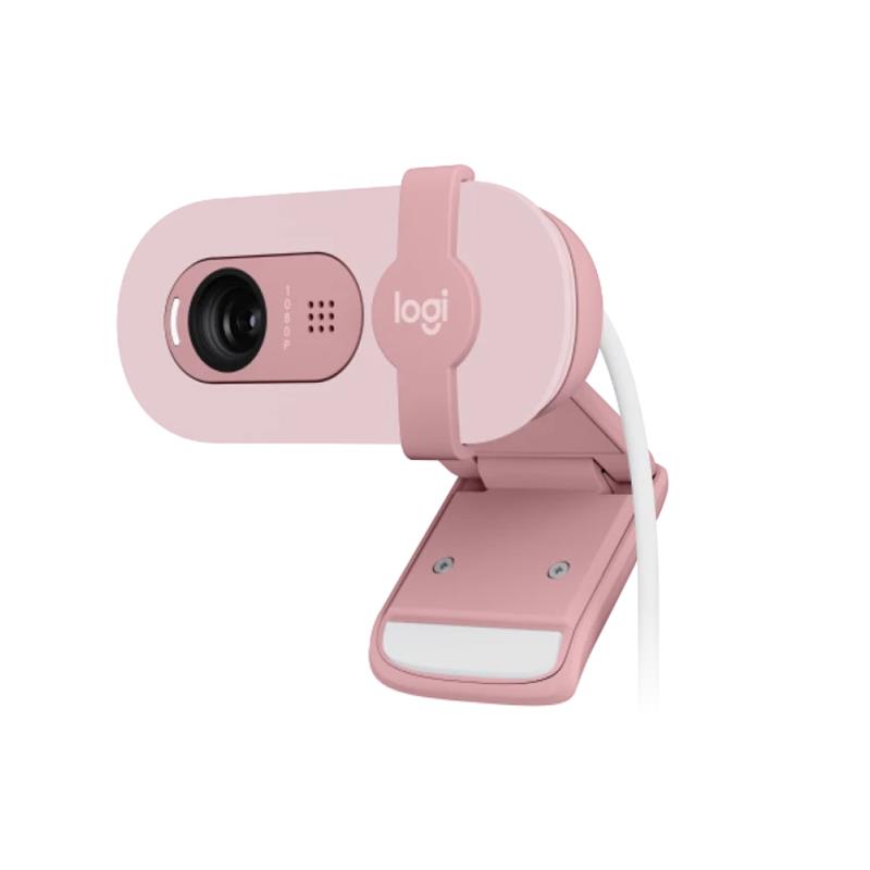 LOGITECH BRIO 100 FULL HD 1080P MİKROFONLU WEB KAMERA PEMBE 960-001623 
