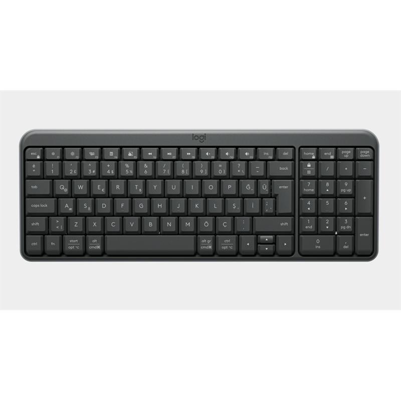 LOGITECH K250 TAM BOYUTLU KOMPAKT BLUETOOTH TÜRKÇE Q KLAVYE GRİ 920-013460 -3924446