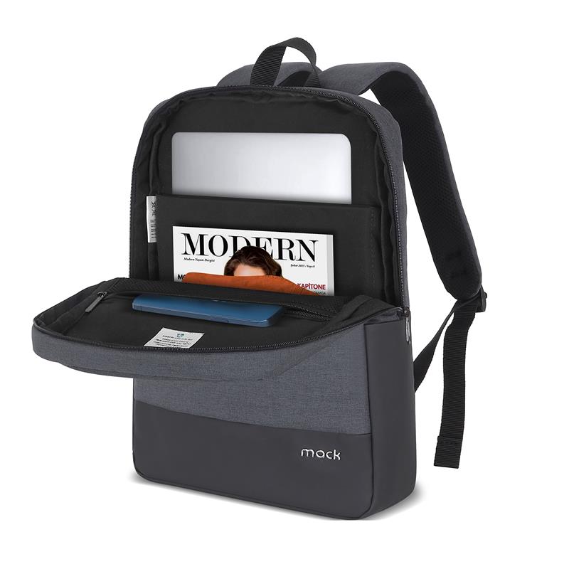 MACK MCE-1103 15.6" UNICITY ECO NOTEBOOK SIRT ÇANTASI SİYAH -3190486