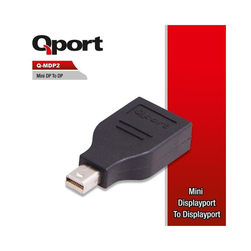 QPORT Q-MDP2 MİNİ DİSPLAY PORT ERKEK - DİSPLAY PORT DİŞİ ÇEVİRİCİ -3189876