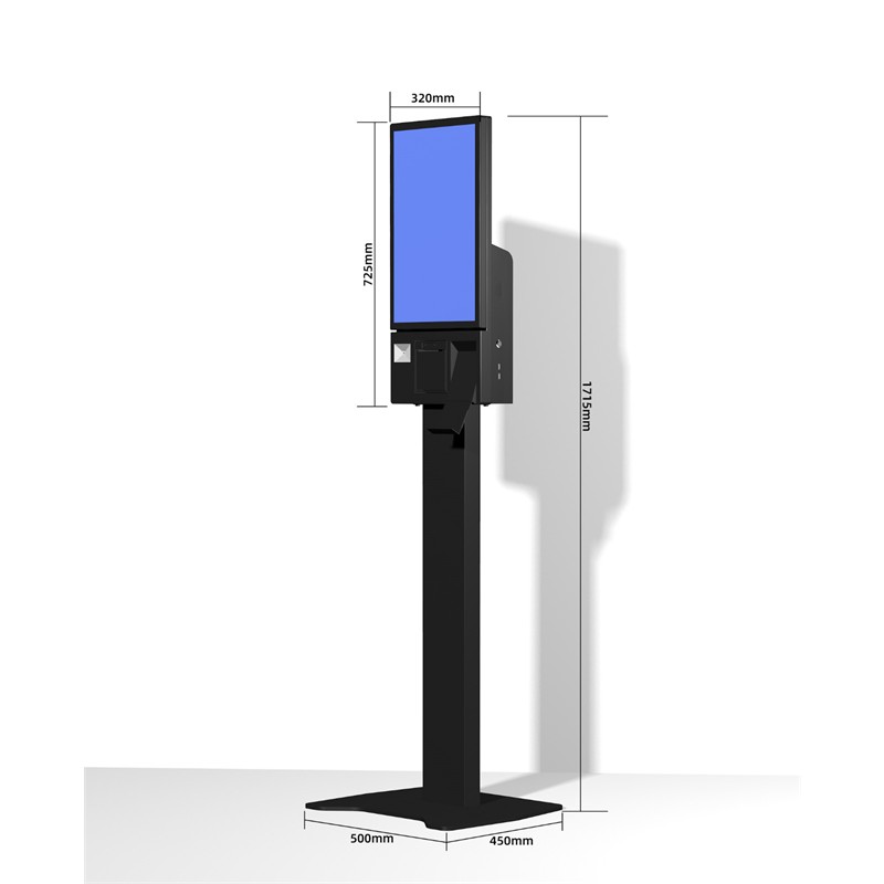 TIWOX K-2150B 21.5" I7 5.NESİL 256GB SSD 16GB RAM WIFI 80MM FİŞ YAZICI 2D OKUYUCU FHD DOKUNMATİK KIOSK AYAKLI SİYAH -3221824