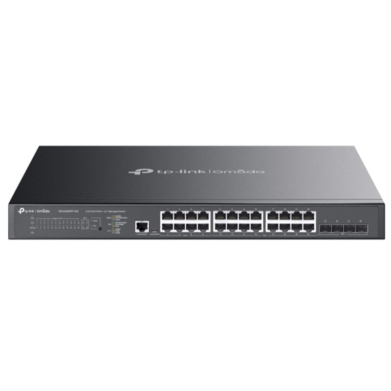 TP-LINK OMADA TL-SG3428XPP-M2 24-PORT 2.5GB 4 PORT 10GE SFP+ L2+ 500W POE YÖNETİLEBİLİR SWITCH 