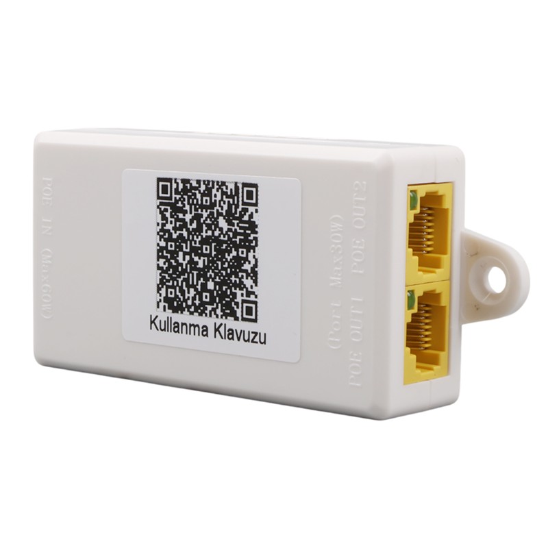 URANIUM POE-RP12P 1 PORT POE GİRİŞ BESLEME+ 2 PORT POE ÇIKIŞ 10/100 PLASTİK KASA POE REPEATER(REALTEK 