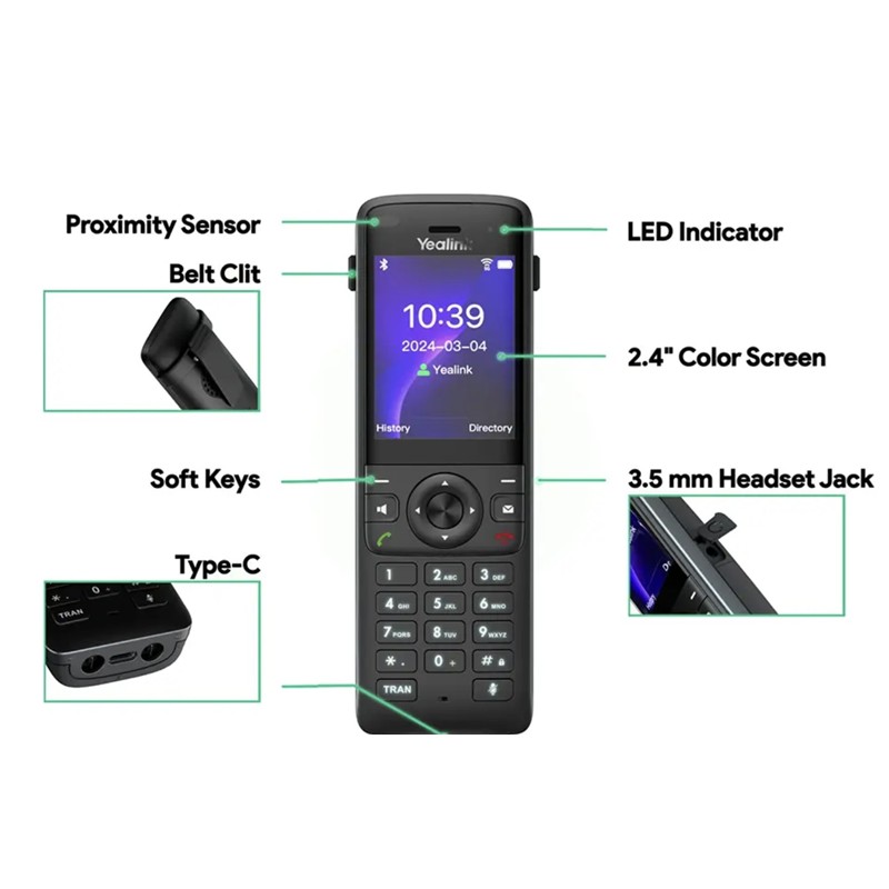YEALINK AX83H WIFI IP DECT TELEFON -3189428