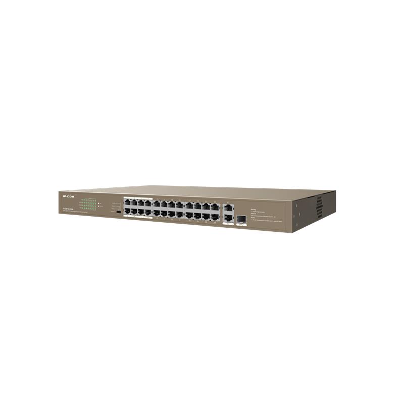 IP-COM F1126P-24-250W 24 PORT 10/100+ 2XRJ45/1X1GB SFP COMBO 250W POE RACMOUNT SWITCH -15086