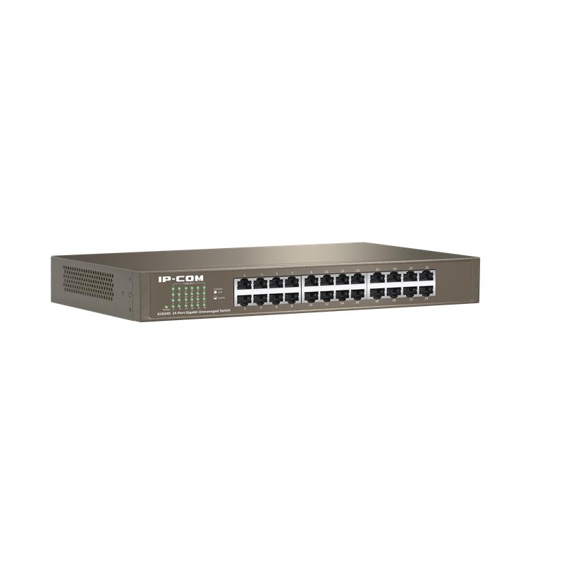 IP-COM G1024D 24 PORT GIGABIT METAL KASA RACKMOUNT SWITCH -8808